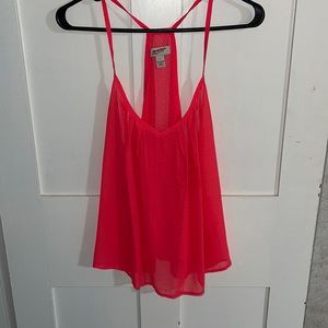 Hot pink tank top size large
